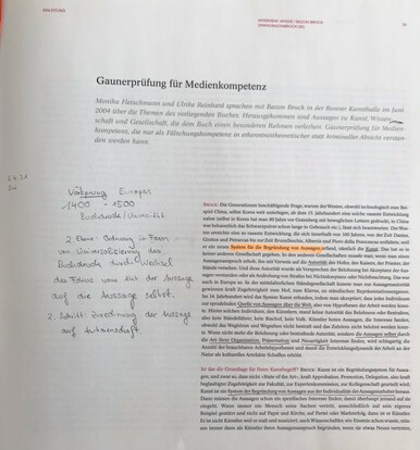 Gaunerprüfung für Medienkompetenz.

Handschriftlich: Vorsprung Europas 1400 - 1500 Buchdruck / Universität

2. Ebene: Ordnung in Form von Universalisierung des Buchdruck durch Wechsel des Fokus vom Akt der Aussage auf die Aussage selbst. 

2. Schritt: Zurechnung der Aussage auf Autorenschaft

Markierung im Text: System für die Begründung von Aussagen