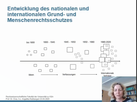 Entwicklung des nationalen und internationalen Grund- und Menschenrechtsschutzes