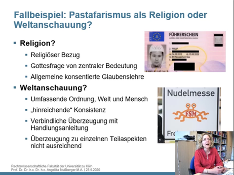 Fallbeispiel: Pastafarismus als Religion oder Weltanschauung?