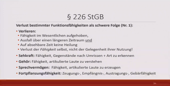 § 226 StGB