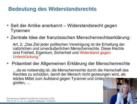 Bedeutung des Widerstandsrechts
