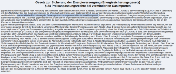 Screenshot des verlinkten §24 Ensig